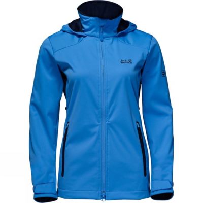 Chaquetas Jack Wolfskin Cusco Valley Softshell Mujer Azules - Chile UHE675408